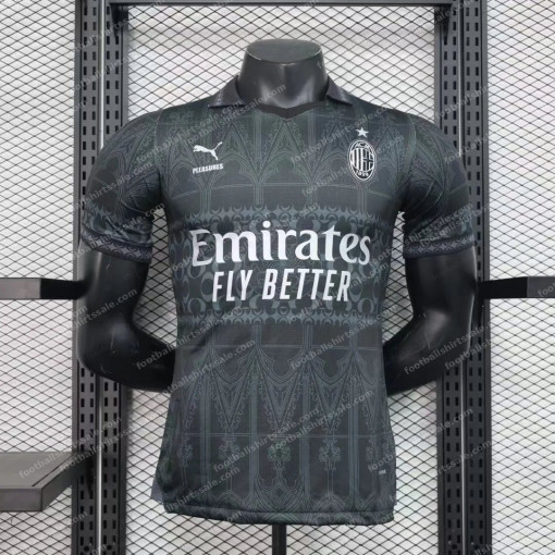 2023/2024 AC Milan Fourth Away Soccer Jersey - Player Version