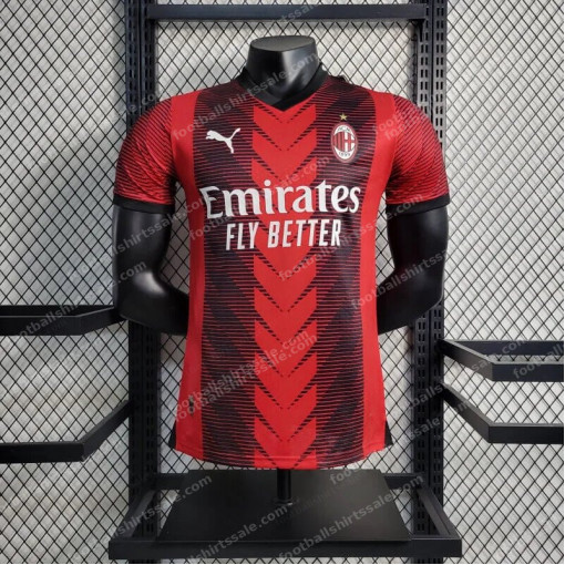2023/2024 AC Milan Home Soccer Jersey - Player Version