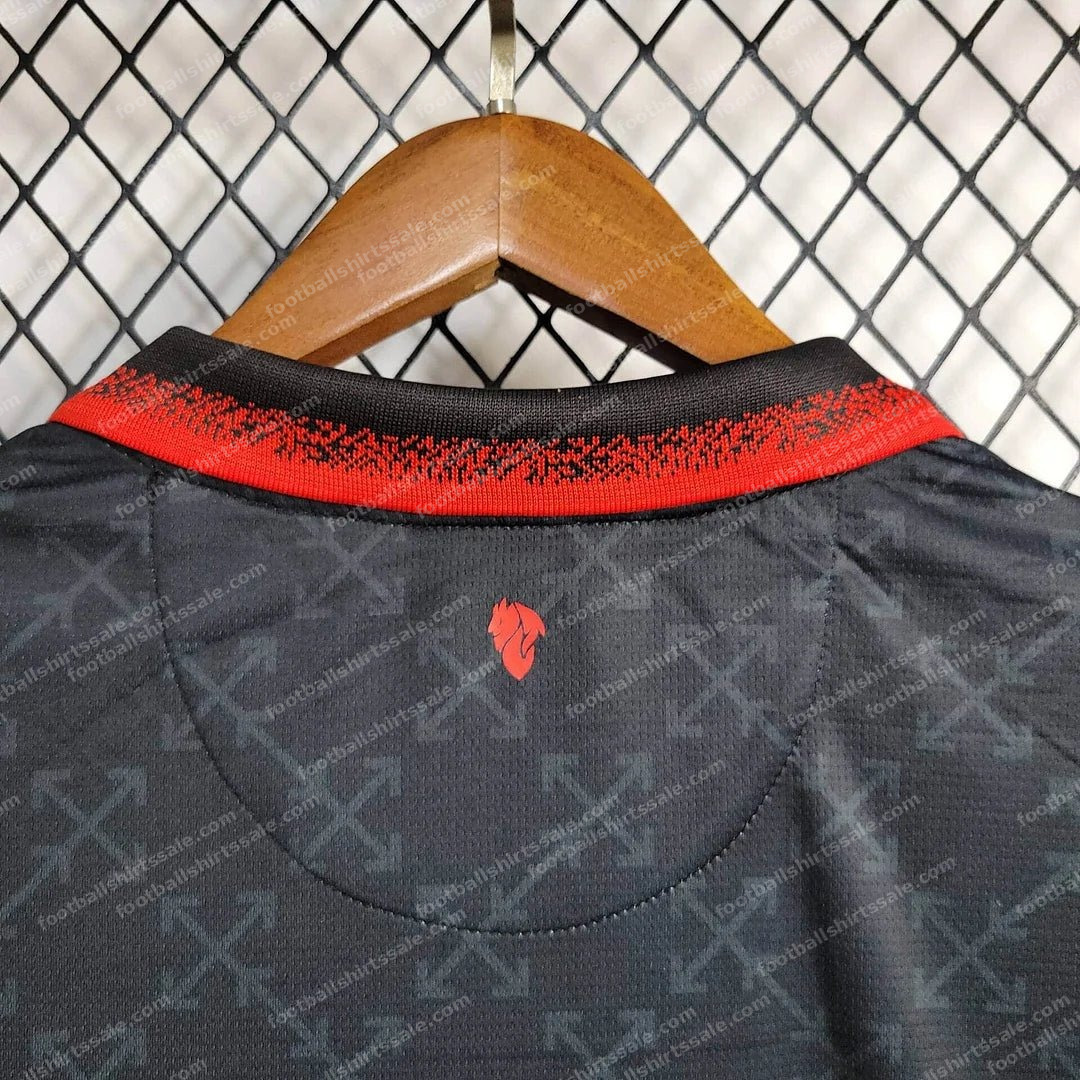 2024/2025 AC Milan x OFF-WHITE Football Shirt - Detail 7