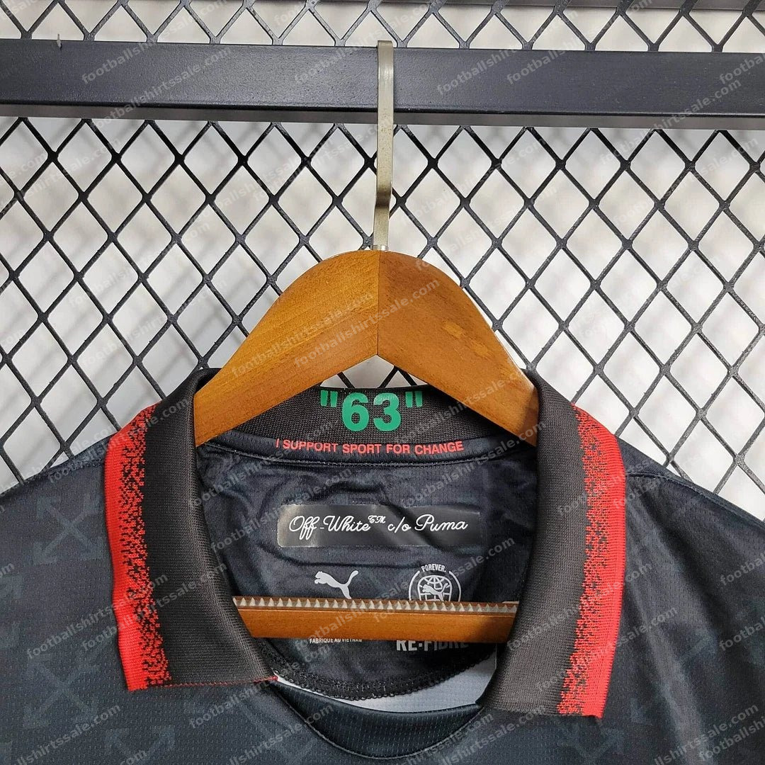 2024/2025 AC Milan x OFF-WHITE Football Shirt - Detail 8