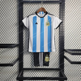 2022 Argentina Home Football Shirt Kids Size
