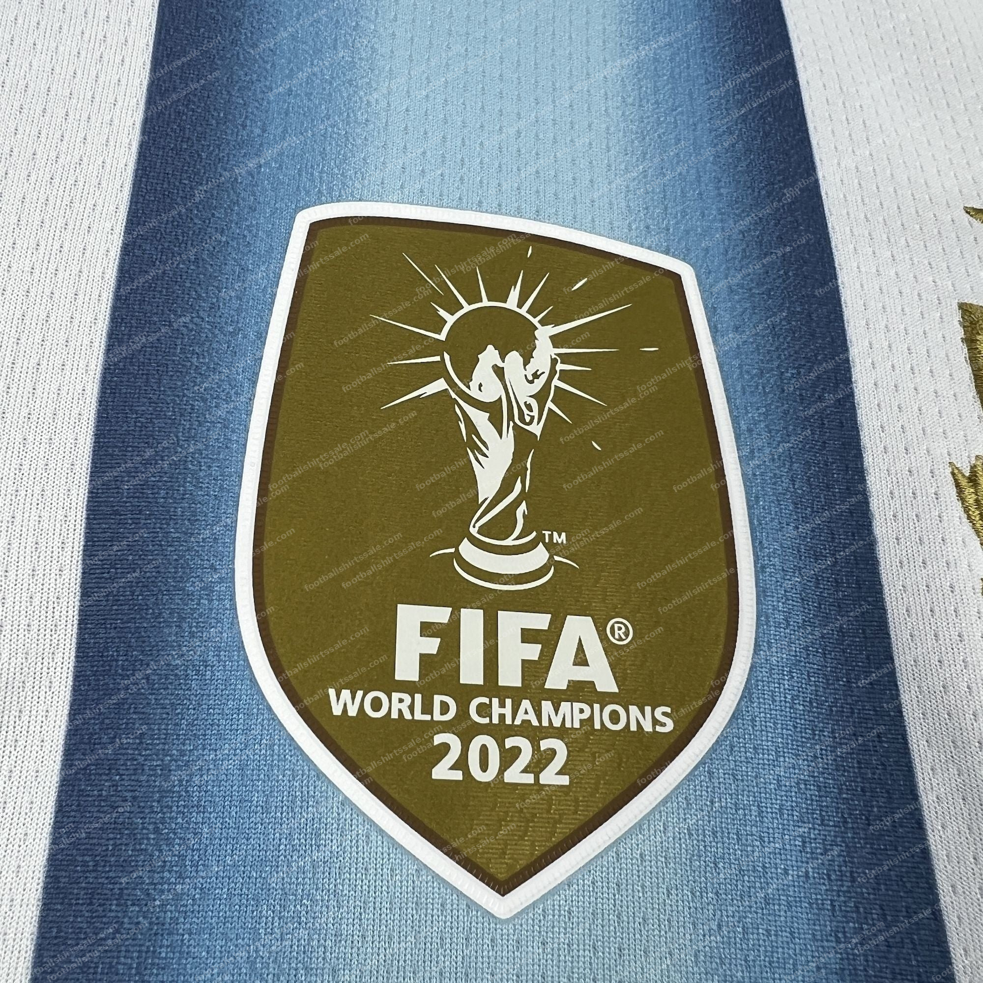 2026 Argentina Home World Cup Football Shirt - Detail 5