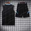 2024 Argentina Pre-match Training Black Jersey+Shorts 1:1 Thai Quality - Detail 1