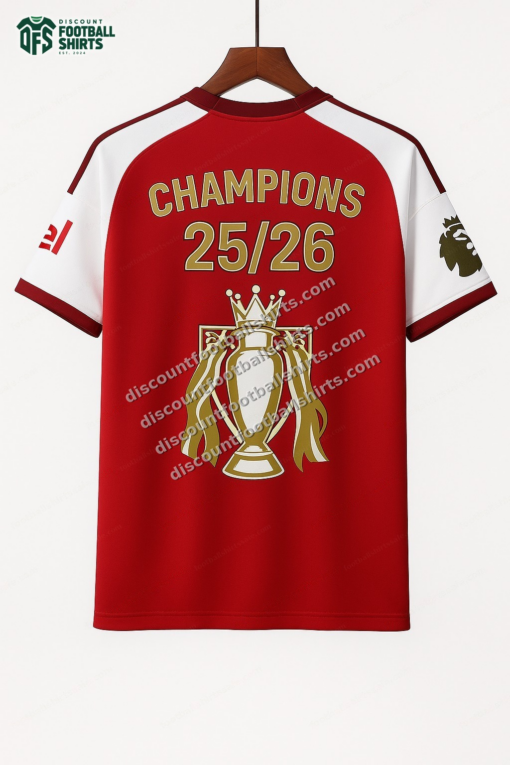 2026/2027 Arsenal Champions Cup Print Home Football Shirt