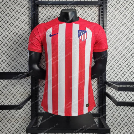 2023/2024 Atletico Madrid Home Soccer Jersey - Player Version