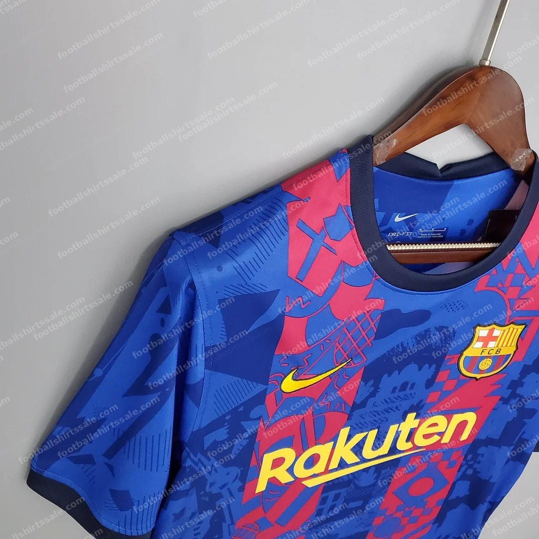 Barcelona Football Shirt 2021 / 2022 Retro 1:1 Thai Quality Third Away - Detail 4