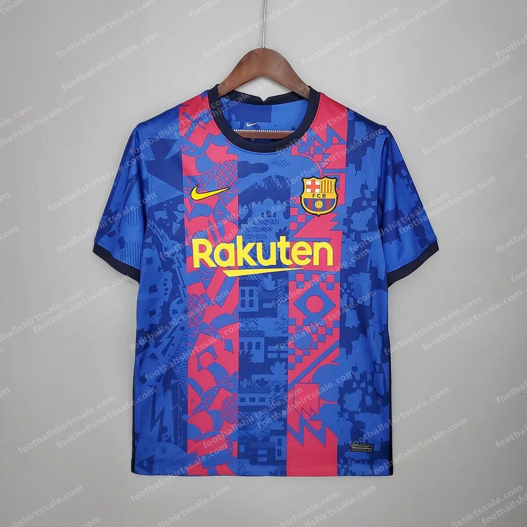 Barcelona Football Shirt 2021 / 2022 Retro 1:1 Thai Quality Third Away