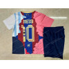 2025/2026 Barcelona Messi Commemorative Edition Kids Size Football Shirt - Detail 1