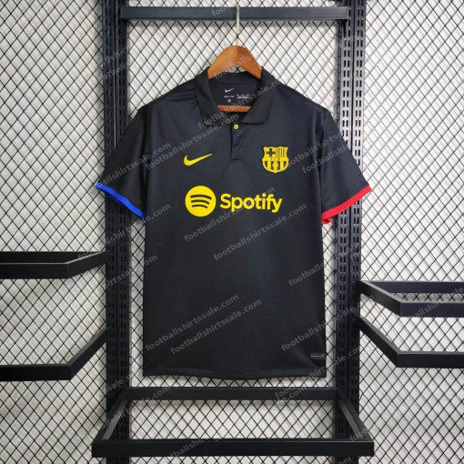 2023/2024 Barcelona POLO Black Shirt