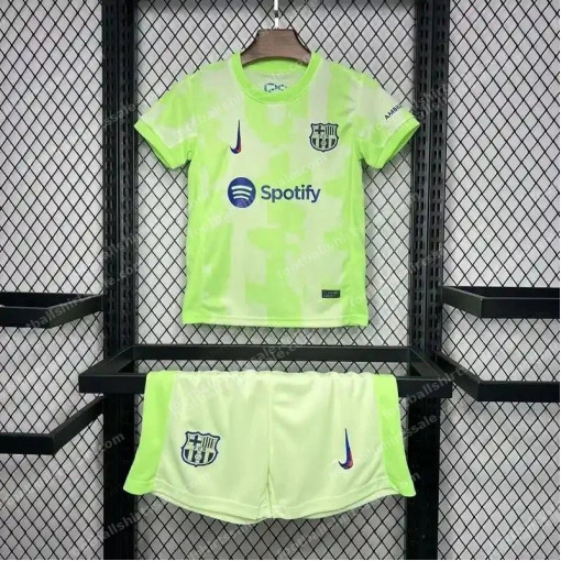 2024/2025 Barcelona Third Away Football Shirt Kids Size