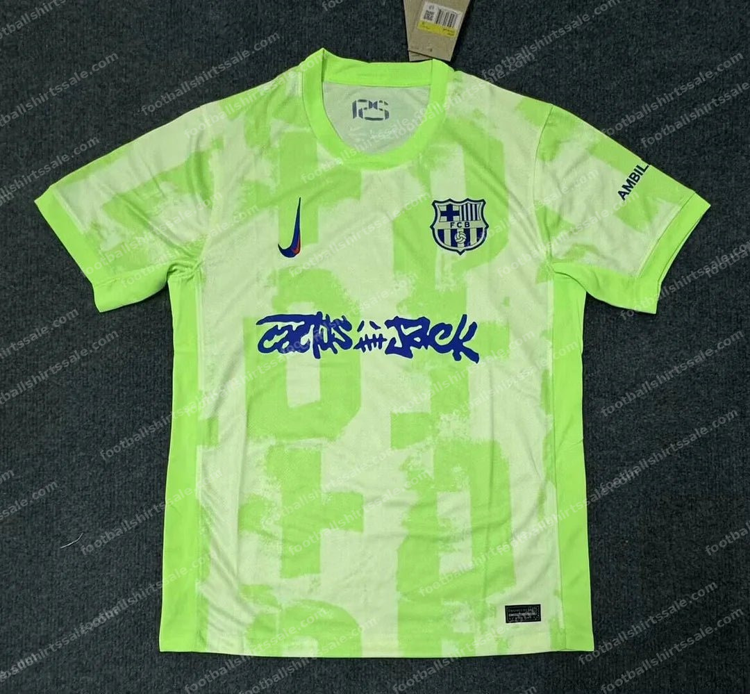 2024/2025 Barcelona Third Away Travis Scott Football Shirt
