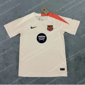 2025/2026 Barcelona Training Wear cream-yellow Football Shirt
