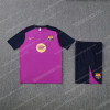 2025/2026 Barcelona Training Wear Purple Set Shirt