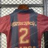 Barcelona x Travis Scott Retro 2000/01 Home Skeleton Jersey Kids Size - Detail 5