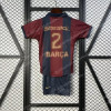 Barcelona x Travis Scott Retro 2000/01 Home Skeleton Jersey Kids Size - Detail 7