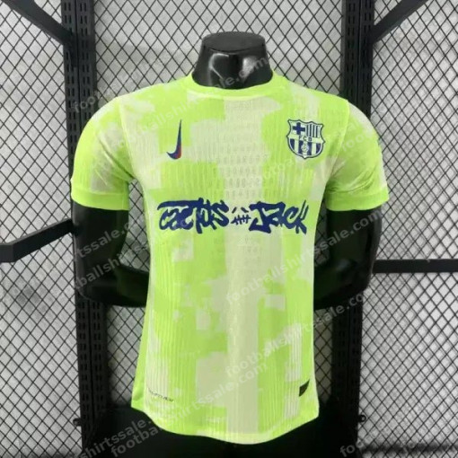 Barcelona x Travis Scott 24/25 Third Away Football Jersey Player Version