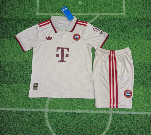 2024/2025 Bayern Munich Third Away Football Jersey Kids Size