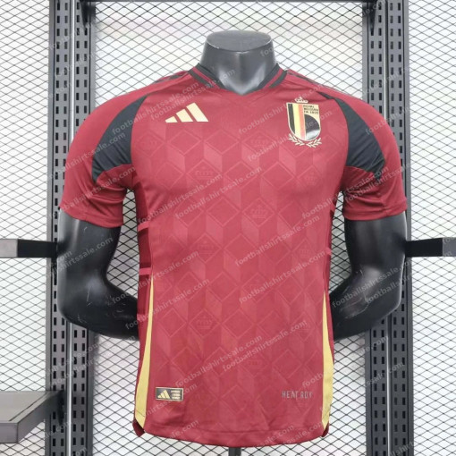 2024 Belgium National Team Home Football Shirt - Player Version