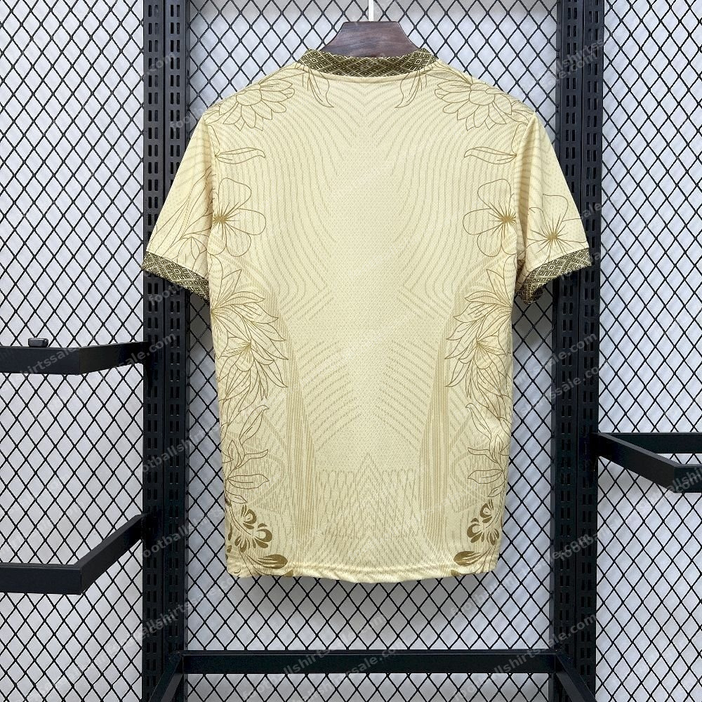 2026 Brazil Arara Aurora Gold Special Edition Football Shirt - Detail 1