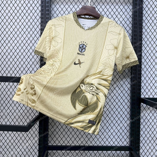 2026 Brazil Arara Aurora Gold Special Edition Football Shirt