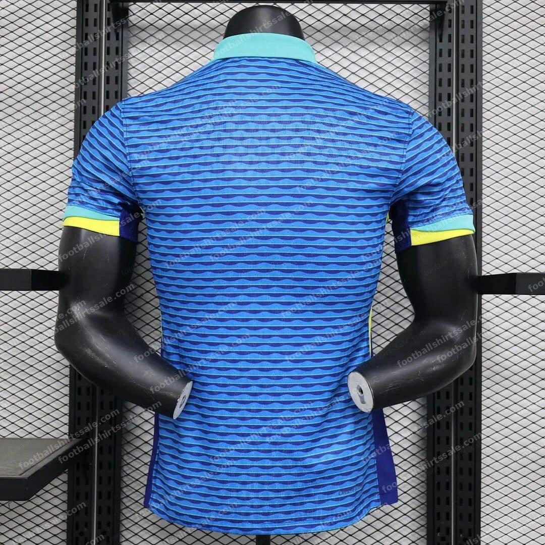 2024 Brazil Away Soccer Jersey – Player Version - Detail 1