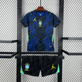 2026 Brazil Away World Cup Football Shirt Kids Size