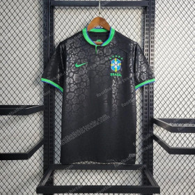 Brazil 2024 Black Leopard Special Edition Football Shirt