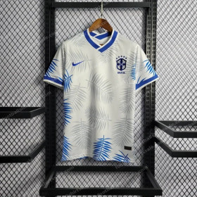 2022 Brazil Blue Beach Football Jersey