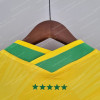 2022 Brazil Classic Soccer Jersey Yellow - Detail 2