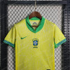 2024 Brazil Home Football Shirt Kids Size 1:1 - Detail 2