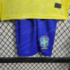 2024 Brazil Home Football Shirt Kids Size 1:1 - Detail 5