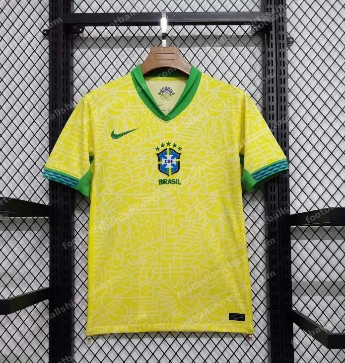 2024 Brazil Home Soccer Jersey