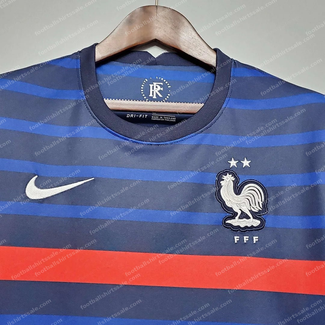 2020 Football Shirt France Blue Home - Detail 2