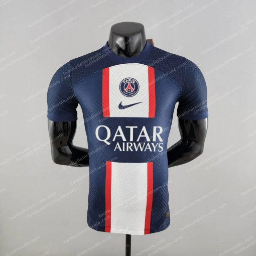2022/2023 Football Shirt Psg Paris Saint-Germain Home - Player Version