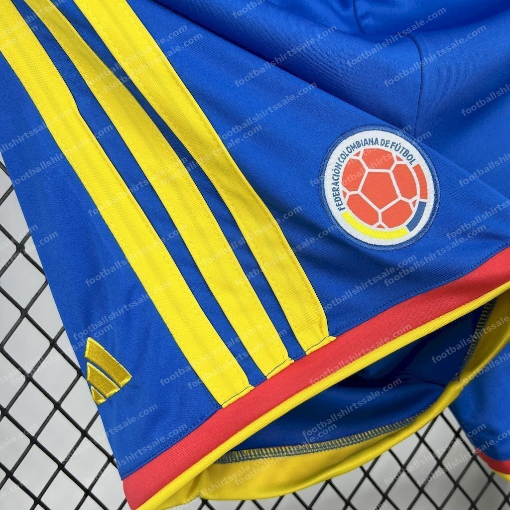 2026 Colombia Home World Cup Shorts - Detail 3