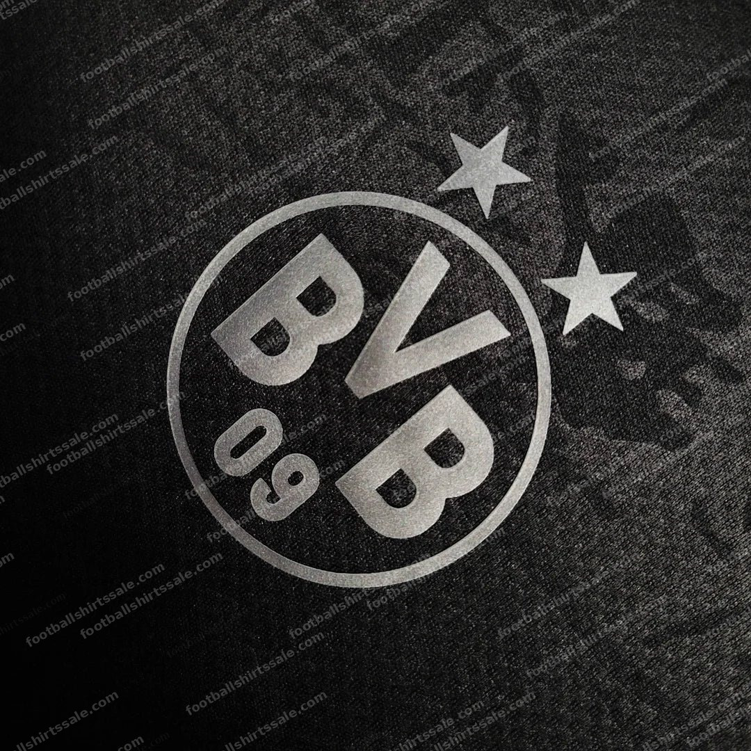 2023 Dortmund Blackout Special Edition Football Shirt - Detail 6