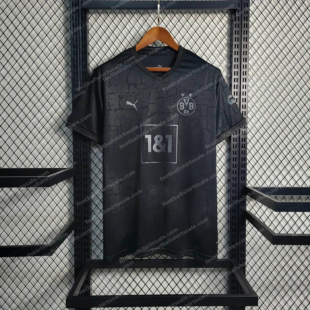 2023 Dortmund Blackout Special Edition Football Shirt