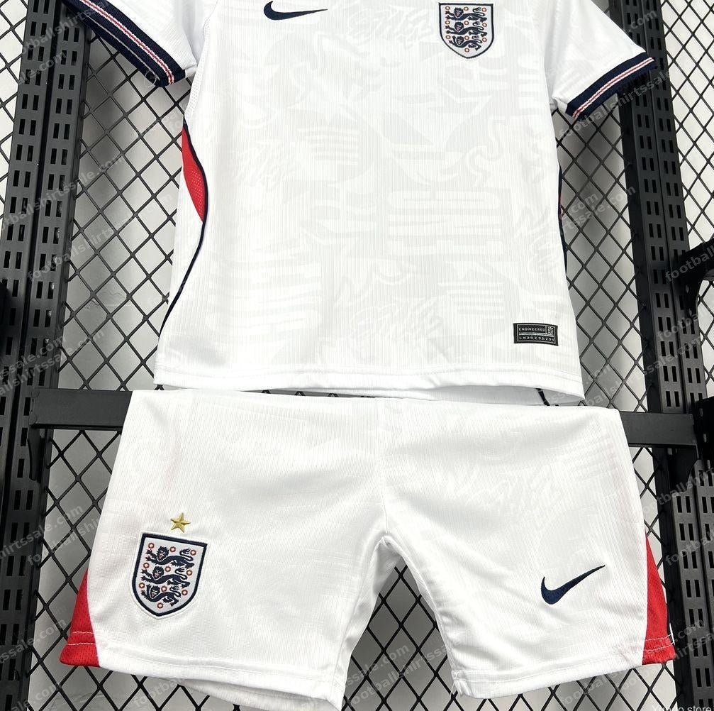 2026 England Home Football Shirt Kids Size - Detail 3