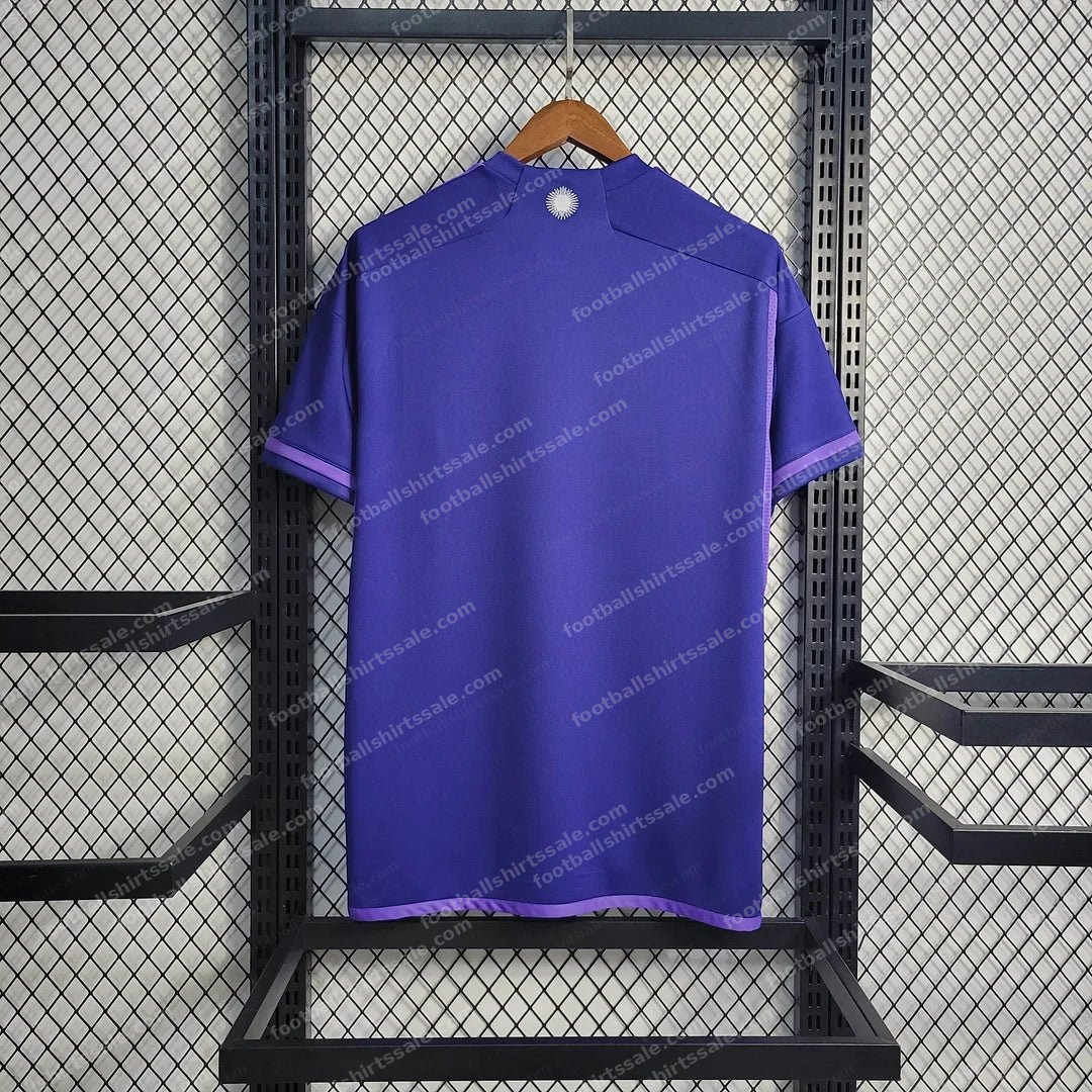 2022 FIFA World Cup Argentina National Team Away Jersey - Detail 1