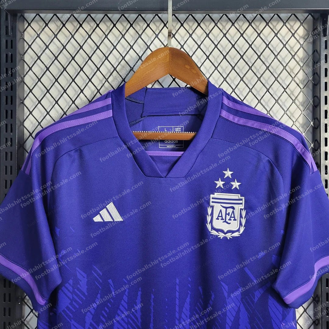 2022 FIFA World Cup Argentina National Team Away Jersey - Detail 2