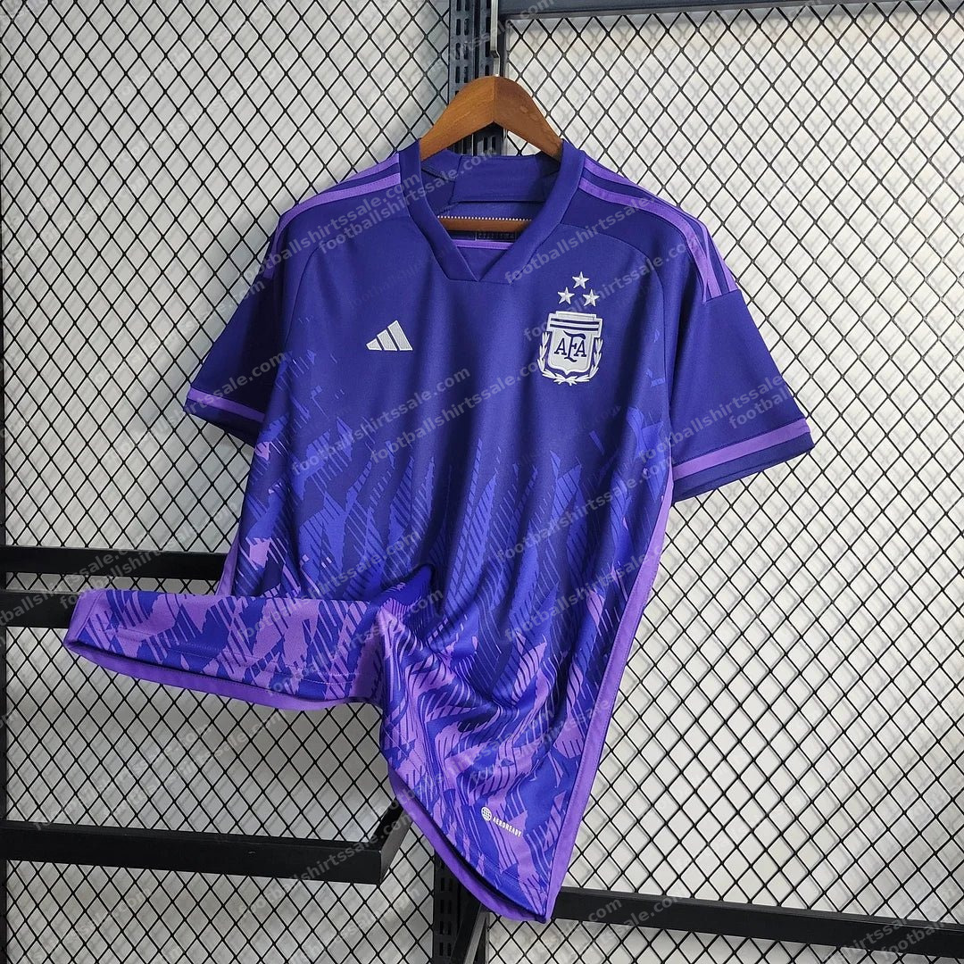 2022 FIFA World Cup Argentina National Team Away Jersey - Detail 3