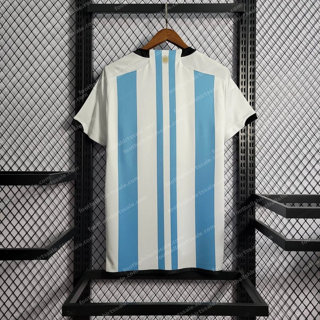 2022 FIFA World Cup Argentina National Team Jersey Home - Detail 1