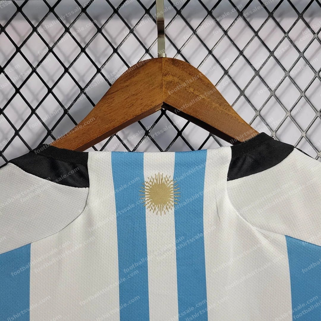 2022 FIFA World Cup Argentina National Team Jersey Home - Detail 10