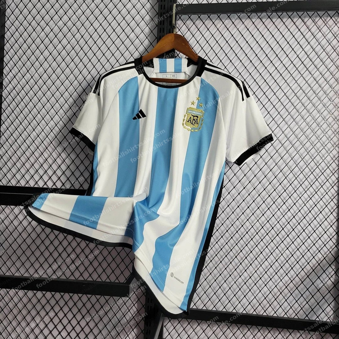 2022 FIFA World Cup Argentina National Team Jersey Home - Detail 2