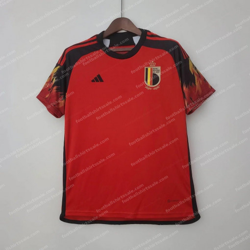 2022 FIFA World Cup Belgium Home Soccer Shirt