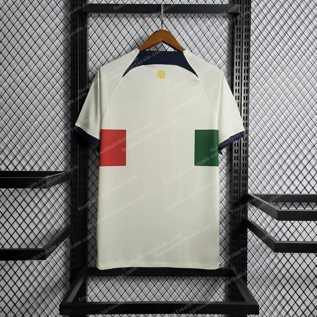 2022 FIFA World Cup Portugal Away Football Shirt - Detail 1