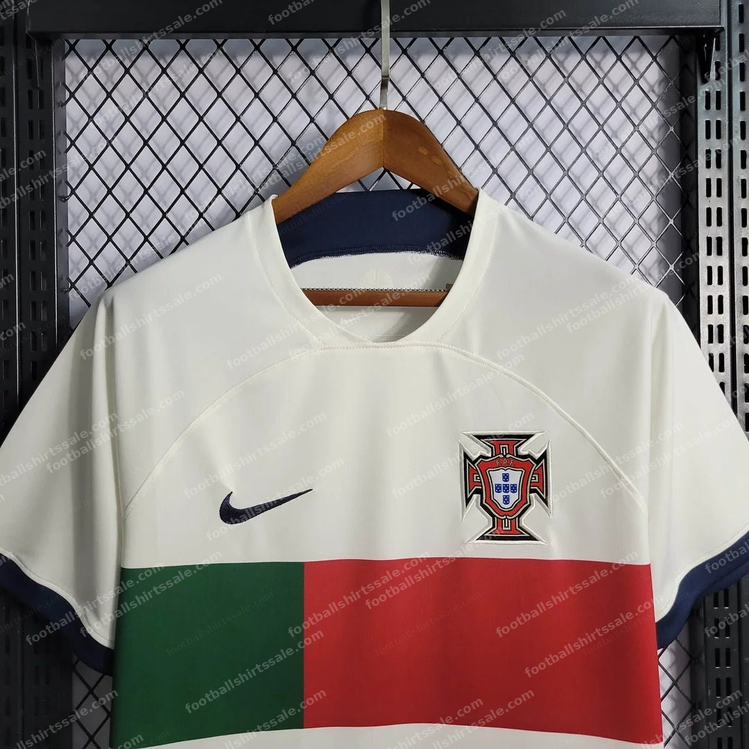 2022 FIFA World Cup Portugal Away Football Shirt - Detail 3