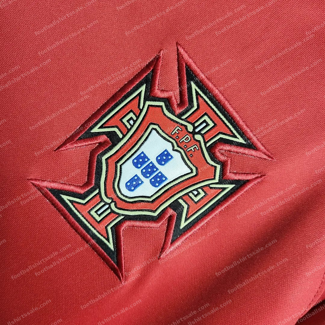2022 FIFA World Cup Portugal Home Football Shirt - Detail 5