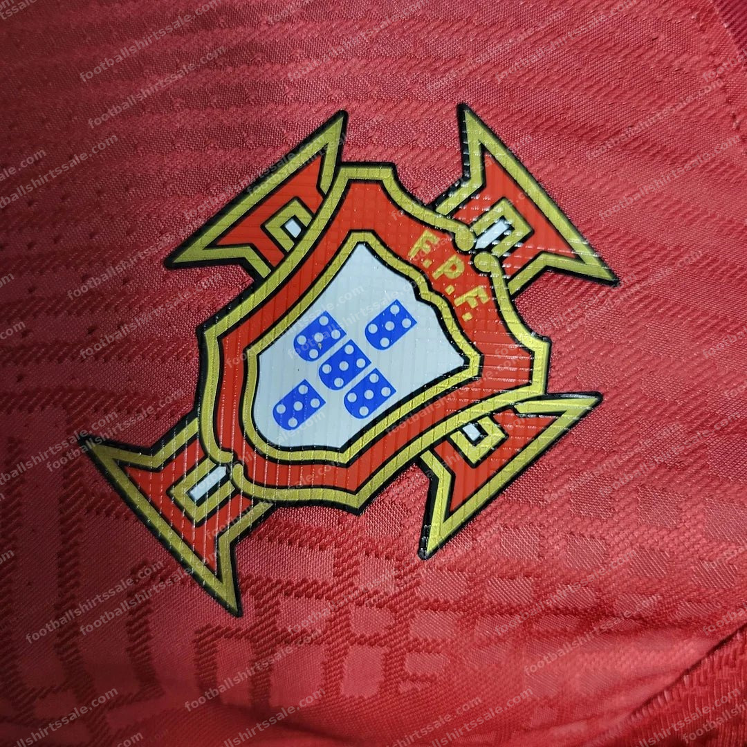 2022 FIFA World Cup Portugal Home Football Shirt – Player Version - Detail 3