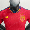 2022 FIFA World Cup Spain Home Soccer Shirt – Player Version - Detail 2